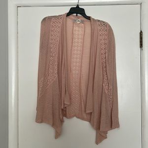Pink cardigan